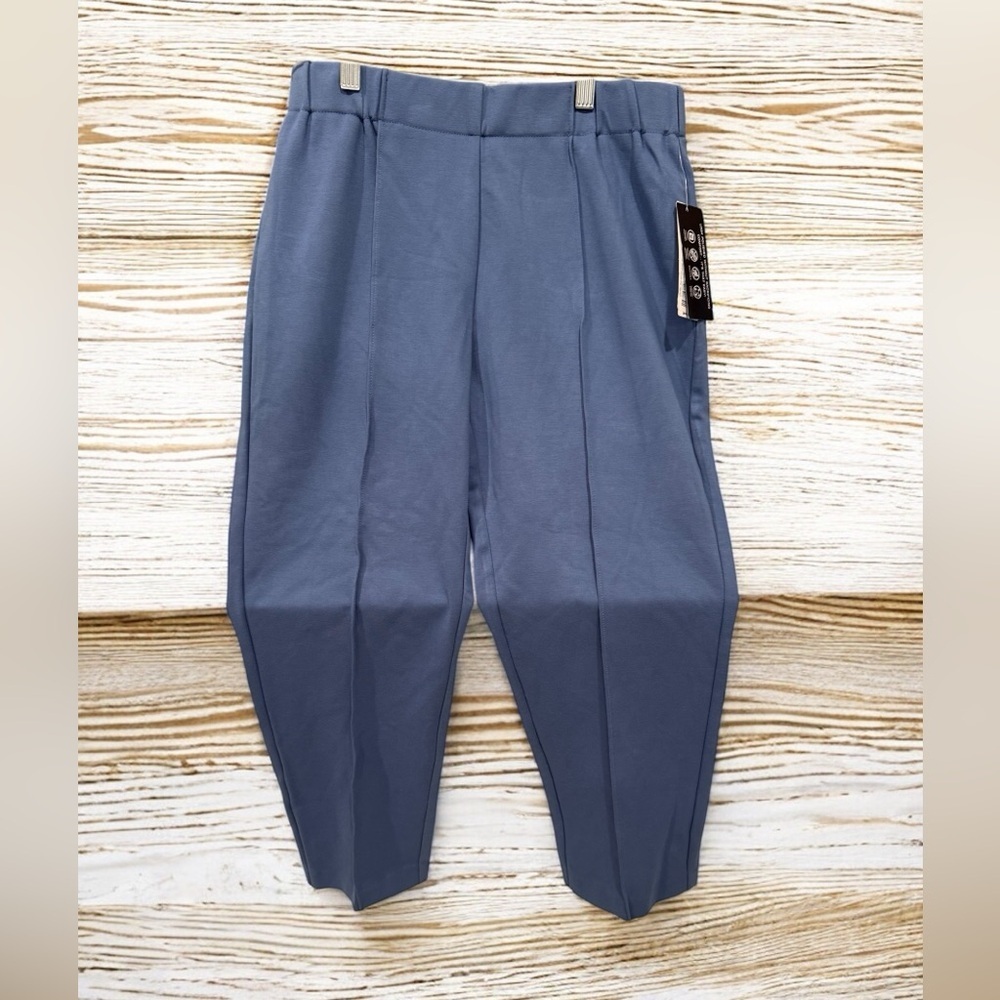 Investments Women's Slate Blue Cropped Pants PS New